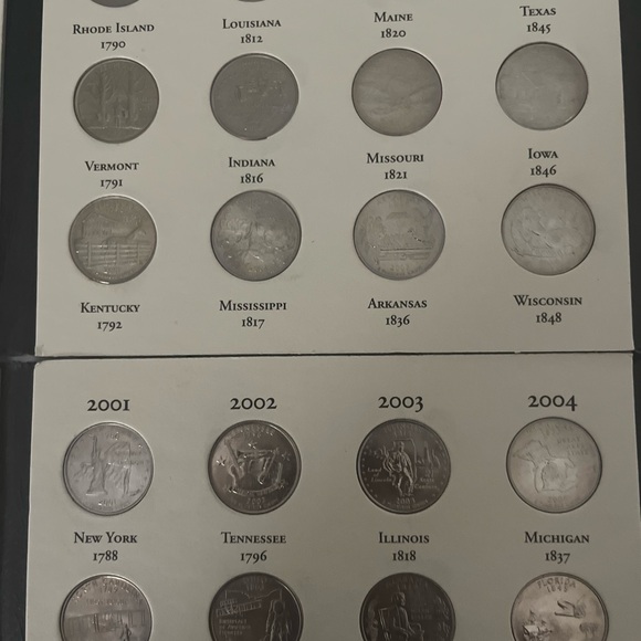 Lot of 4-commemorative quarters 1999-2008 Denver/ Philadelphia sets circulated - Picture 9 of 14